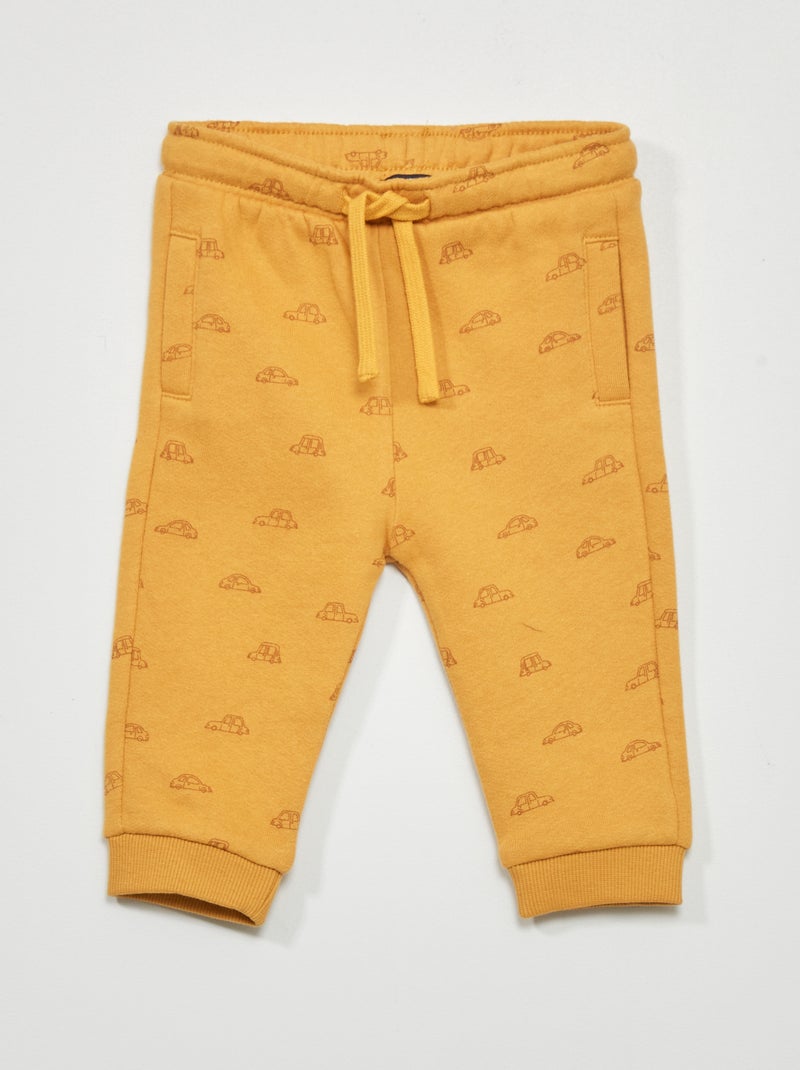 Pantalón de jogging de chándal AMARILLO - Kiabi