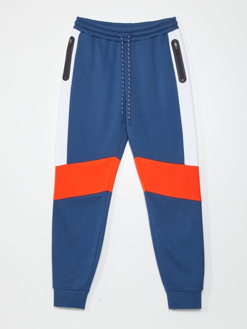 Pantalón de jogging de chándal azul oscuro - Kiabi
