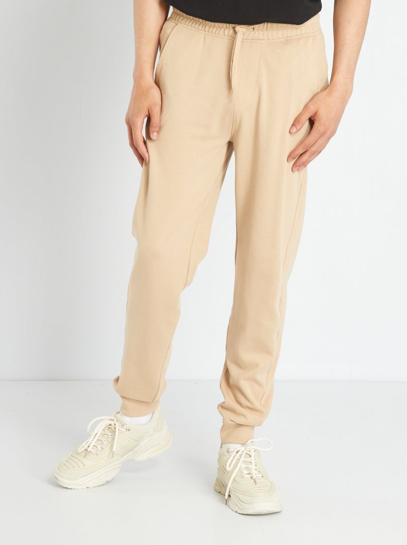 Pantalón de jogging de chándal BEIGE - Kiabi