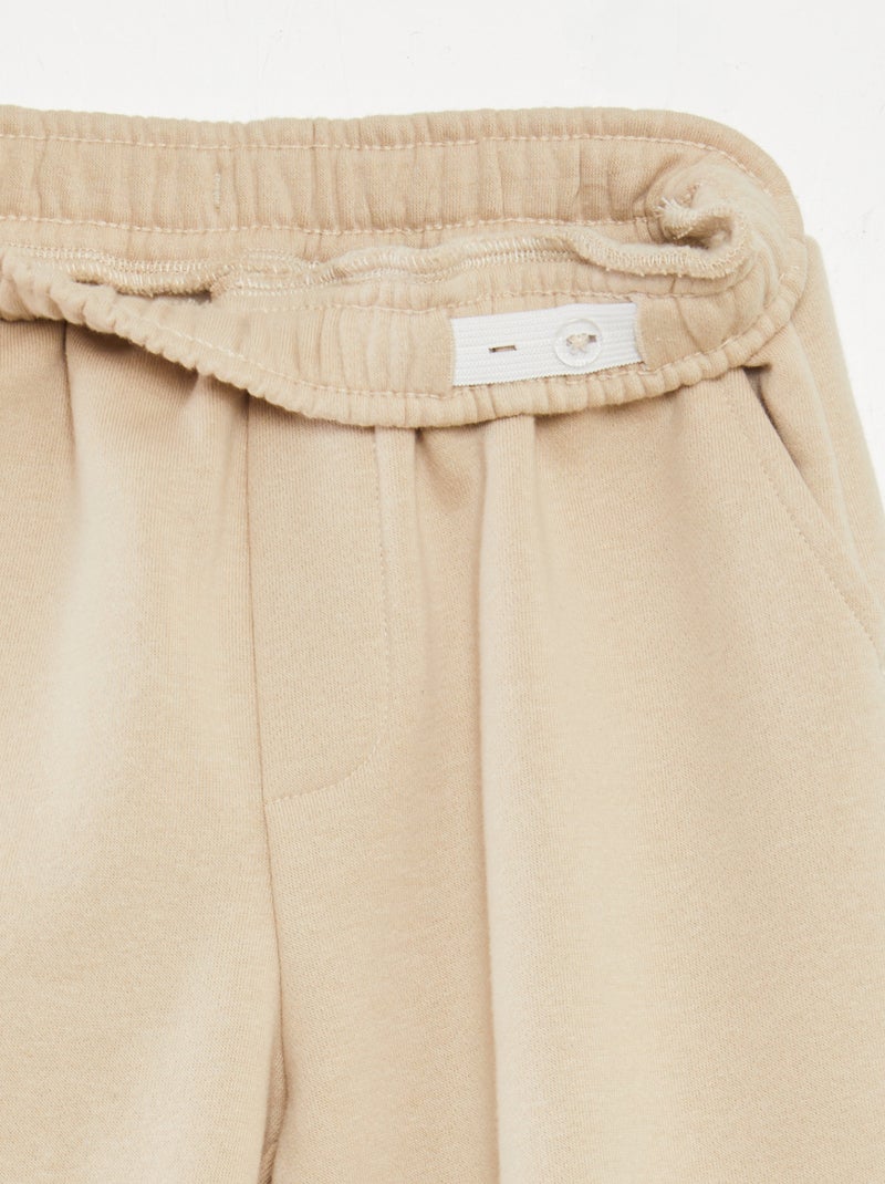 Pantalón de jogging de chándal BEIGE - Kiabi