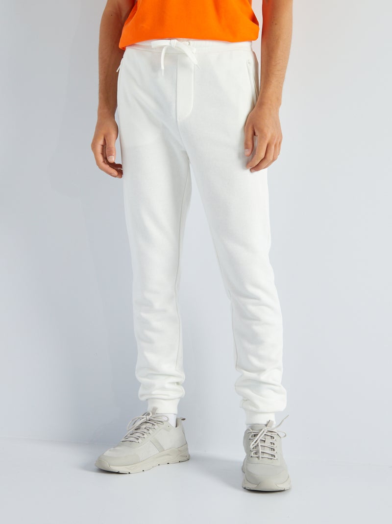Pantalón de jogging de chándal BLANCO - Kiabi
