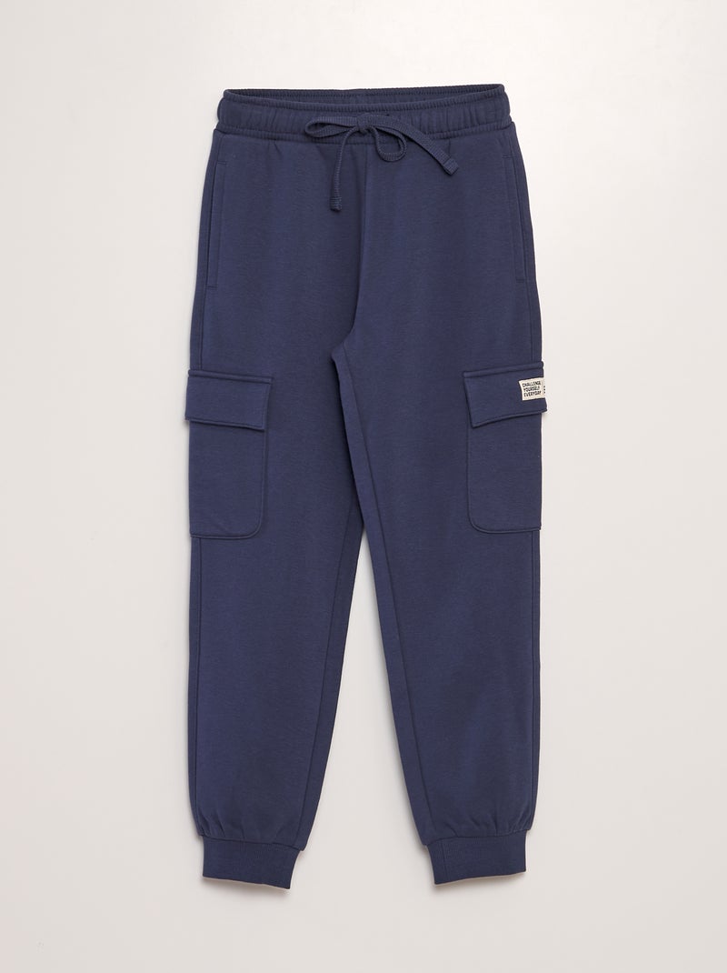 Pantalón de jogging de chándal con bolsillos AZUL - Kiabi