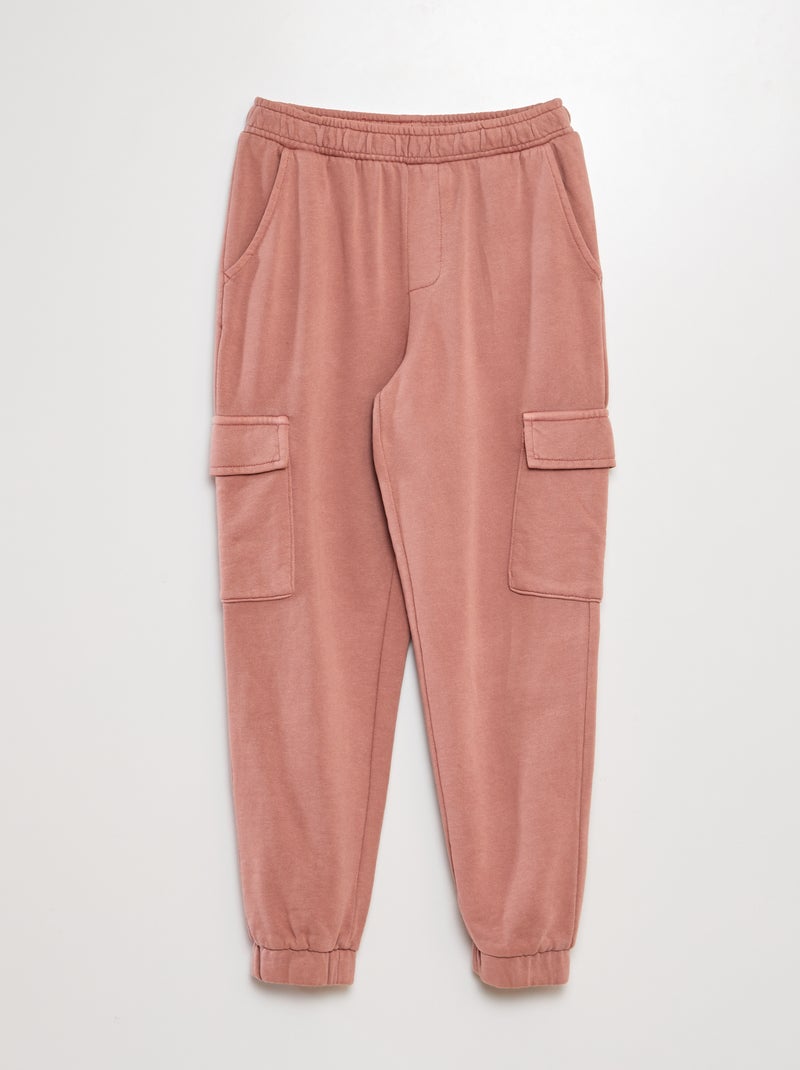 Pantalón de jogging de chándal con bolsillos ROSA - Kiabi