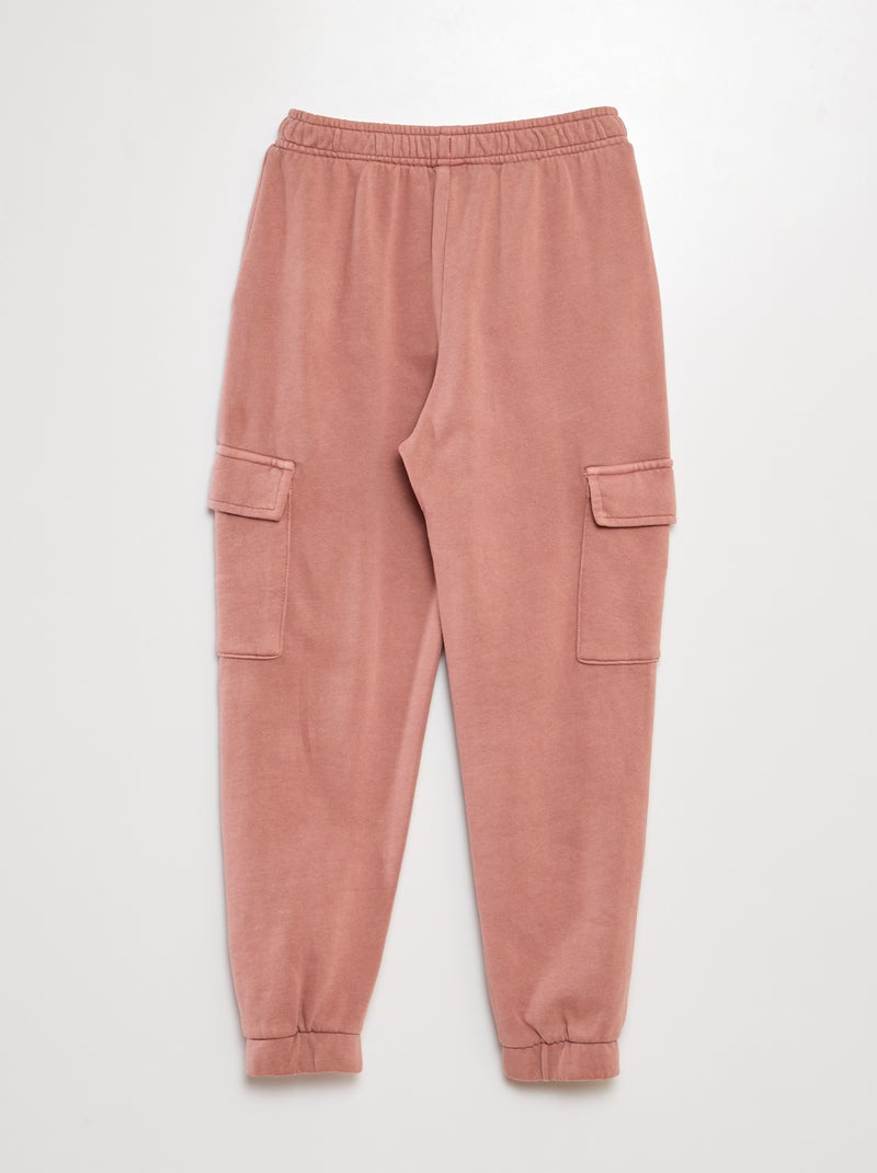 Pantalón de jogging de chándal con bolsillos ROSA - Kiabi