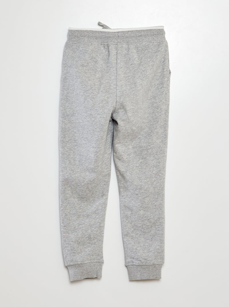 Pantalón de jogging de chándal ligero liso GRIS - Kiabi
