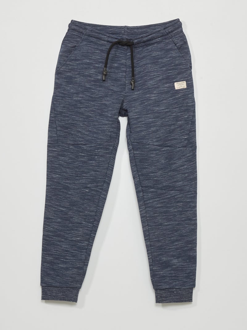 Pantalón de jogging de felpa azul - Kiabi