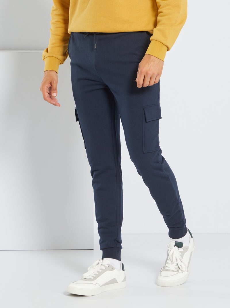 Pantalón de jogging de felpa AZUL - Kiabi