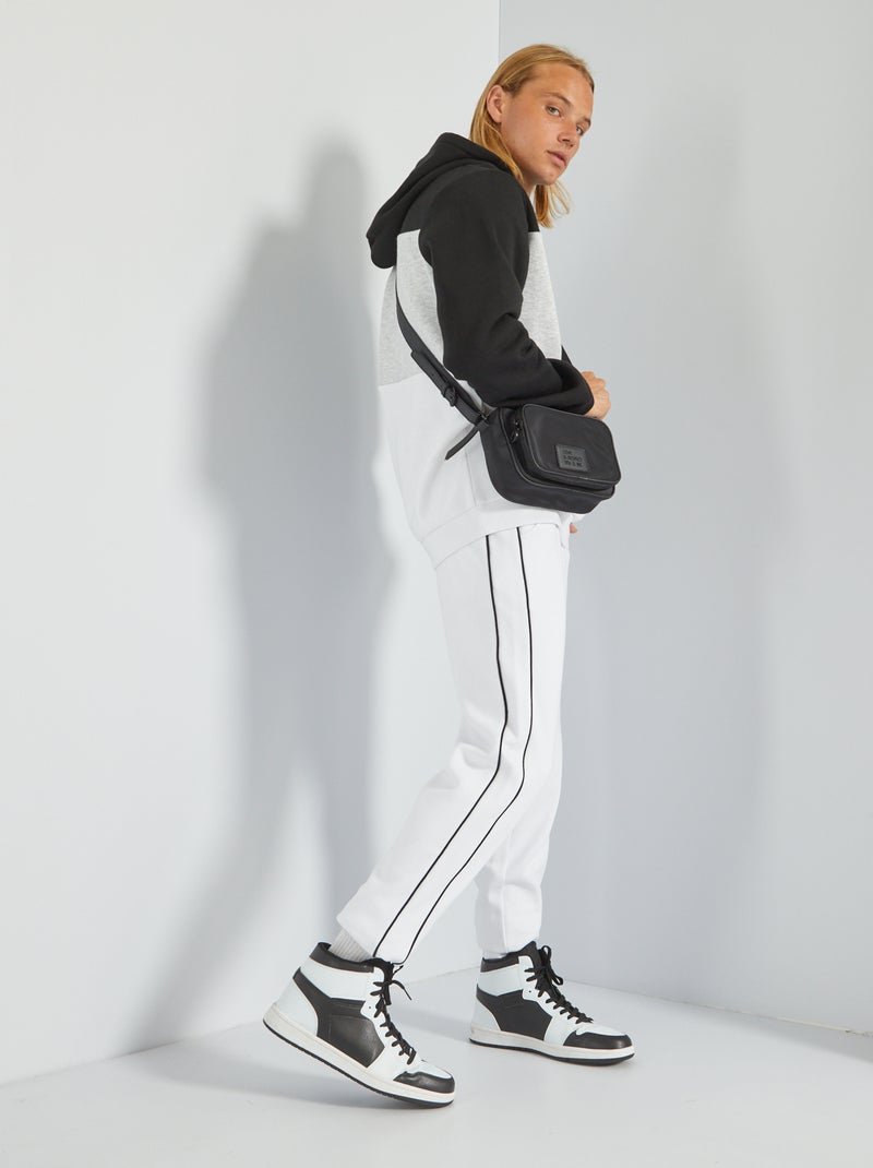 Pantalón de jogging de felpa Blanco - Kiabi