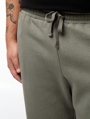 Pantalón de jogging de felpa cálida con bolsillos