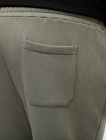 Pantalón de jogging de felpa cálida con bolsillos