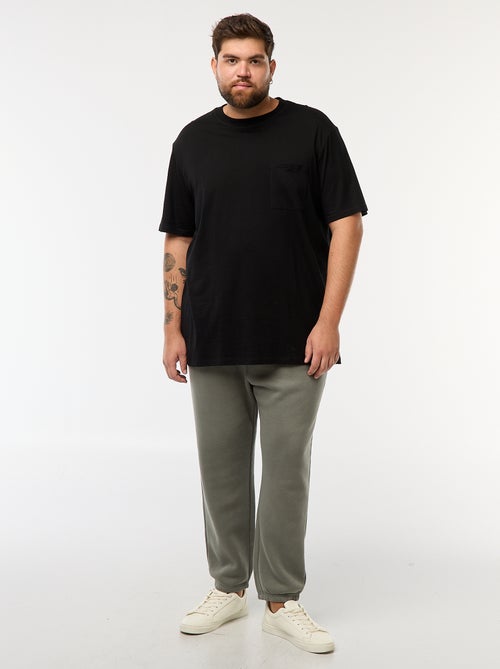 Pantalón de jogging de felpa cálida con bolsillos - Kiabi