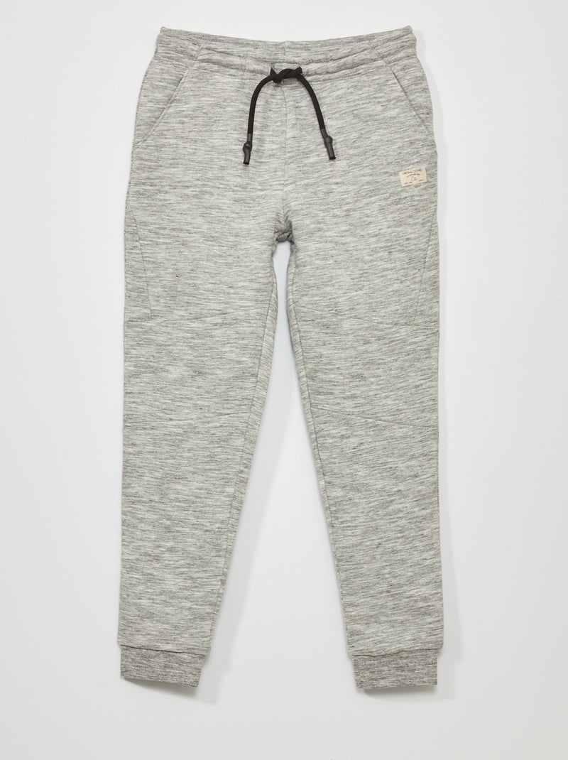 Pantalón de jogging de felpa GRIS - Kiabi