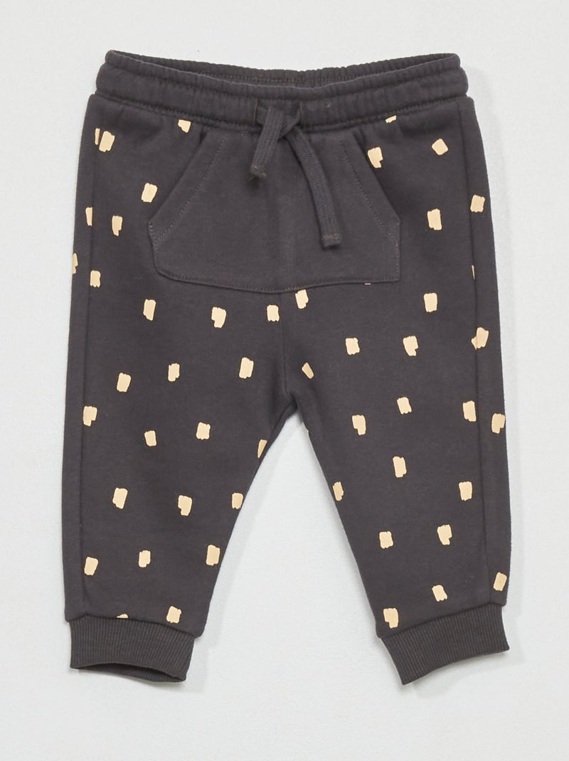 Pantalón de jogging de felpa GRIS - Kiabi