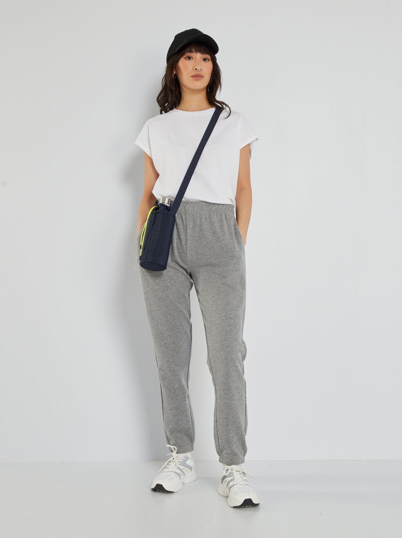 Pantalón de jogging de felpa GRIS - Kiabi
