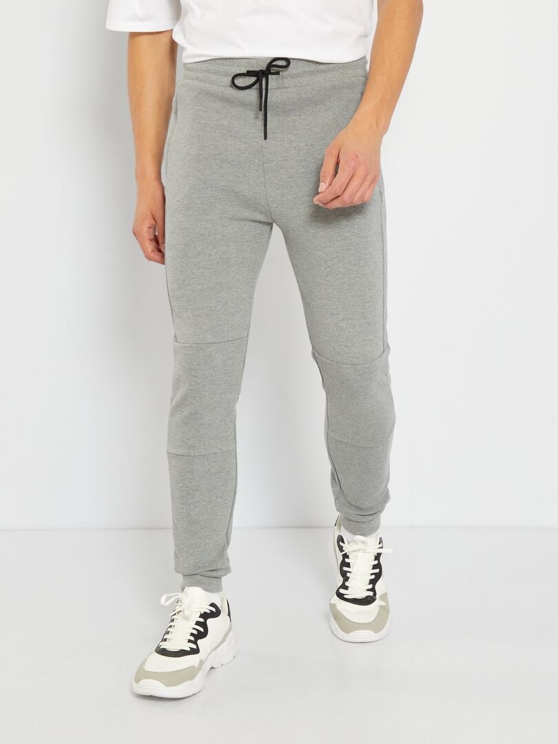 Pantalón de jogging de felpa GRIS - Kiabi