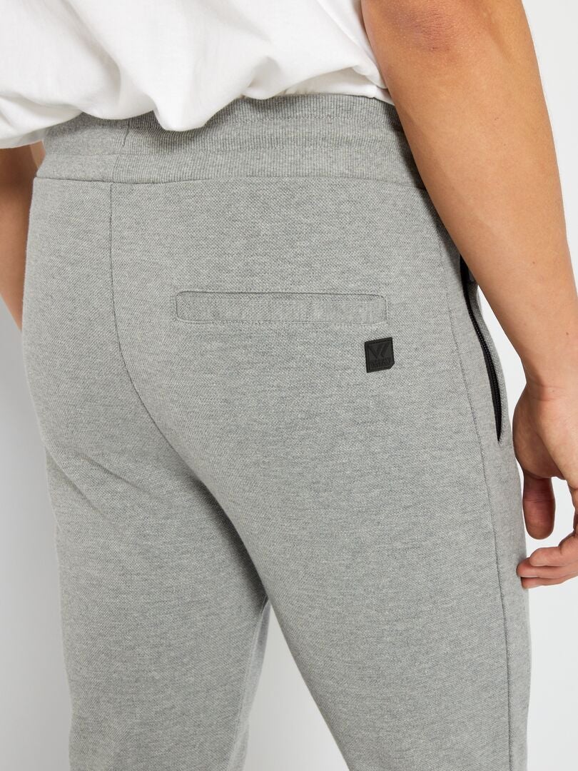 Pantalón de jogging de felpa GRIS - Kiabi