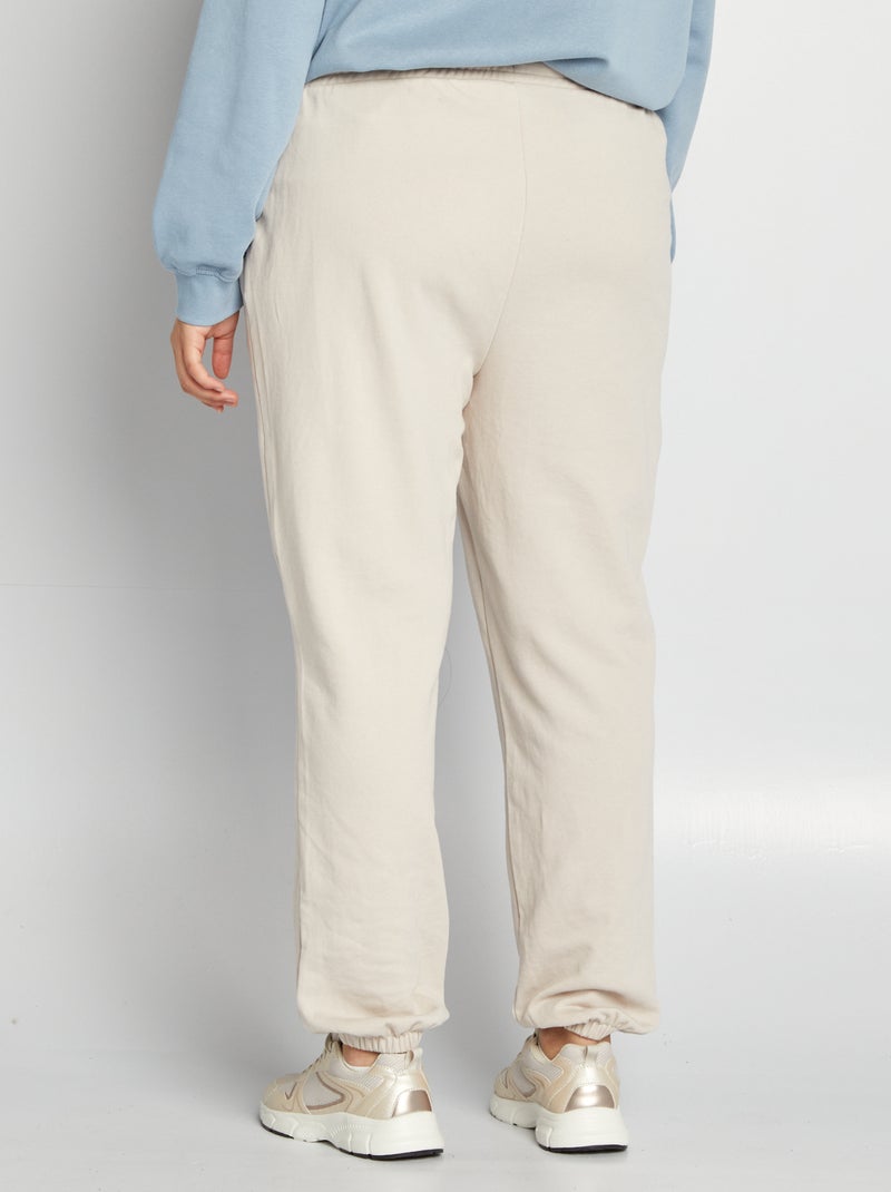 Pantalón de jogging de felpa GRIS - Kiabi