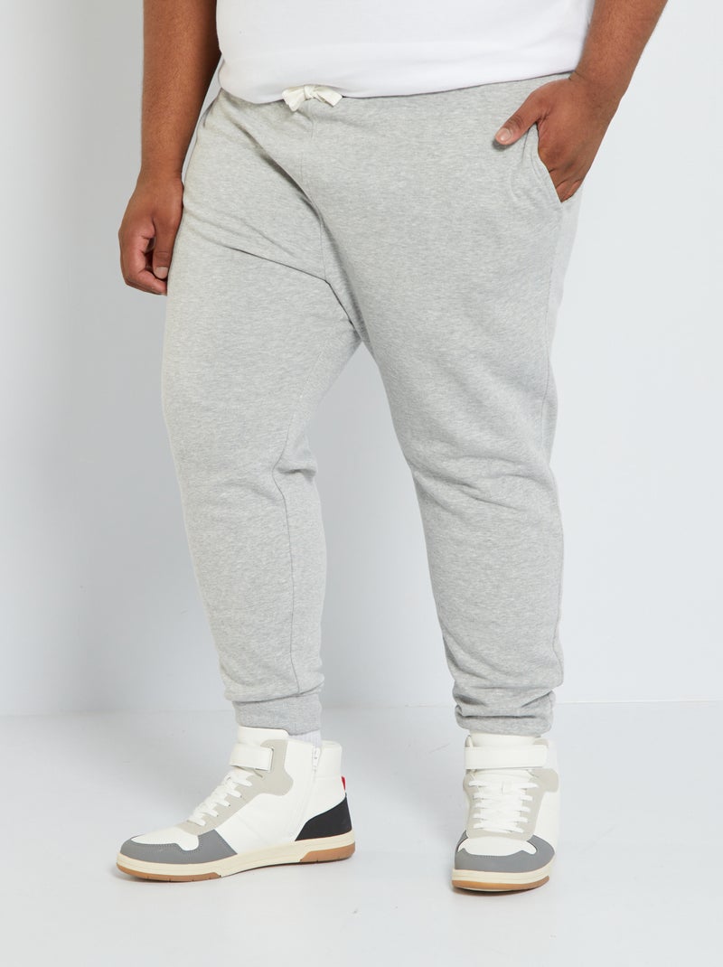 Pantalón de jogging de felpa GRIS - Kiabi