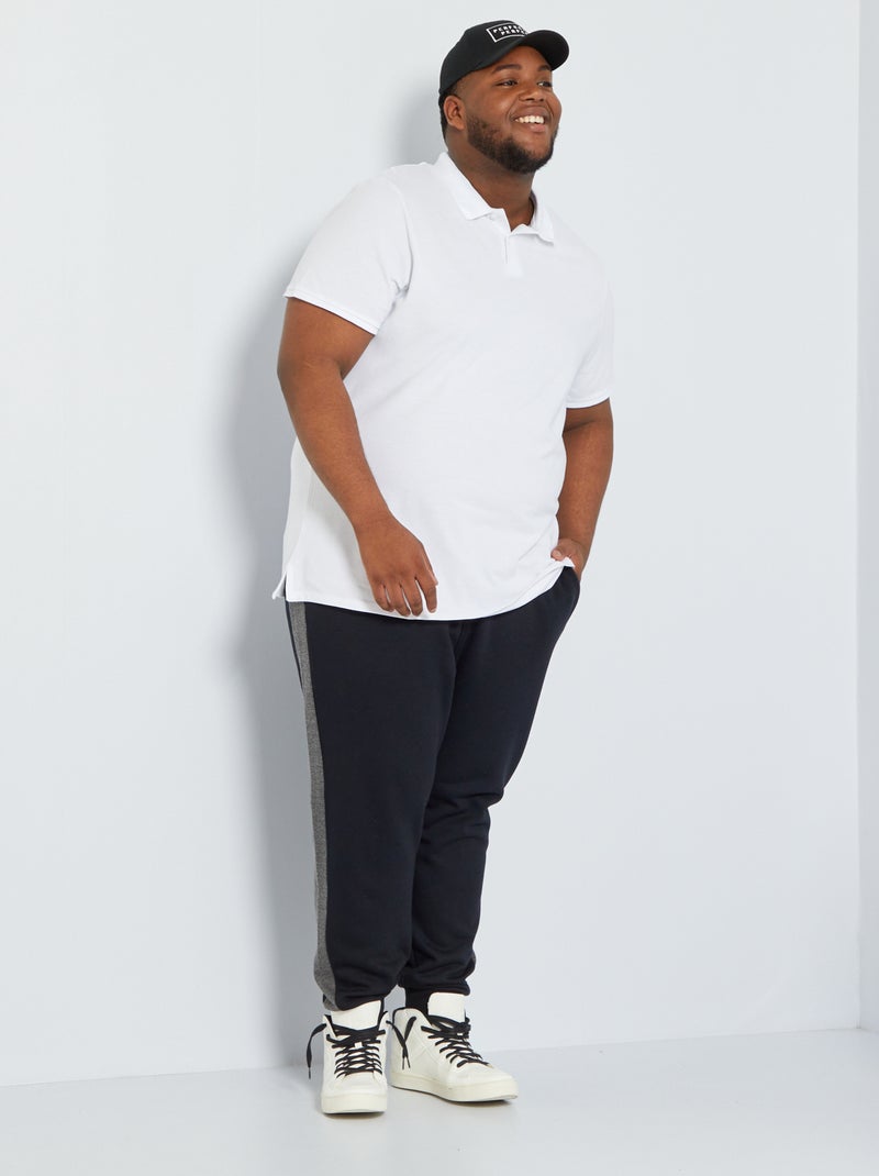 Pantalón de jogging de felpa Negro - Kiabi