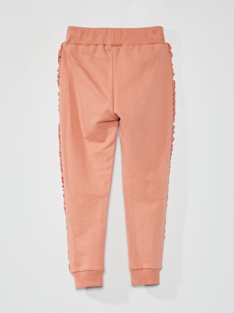Pantalón de jogging de felpa rosa - Kiabi