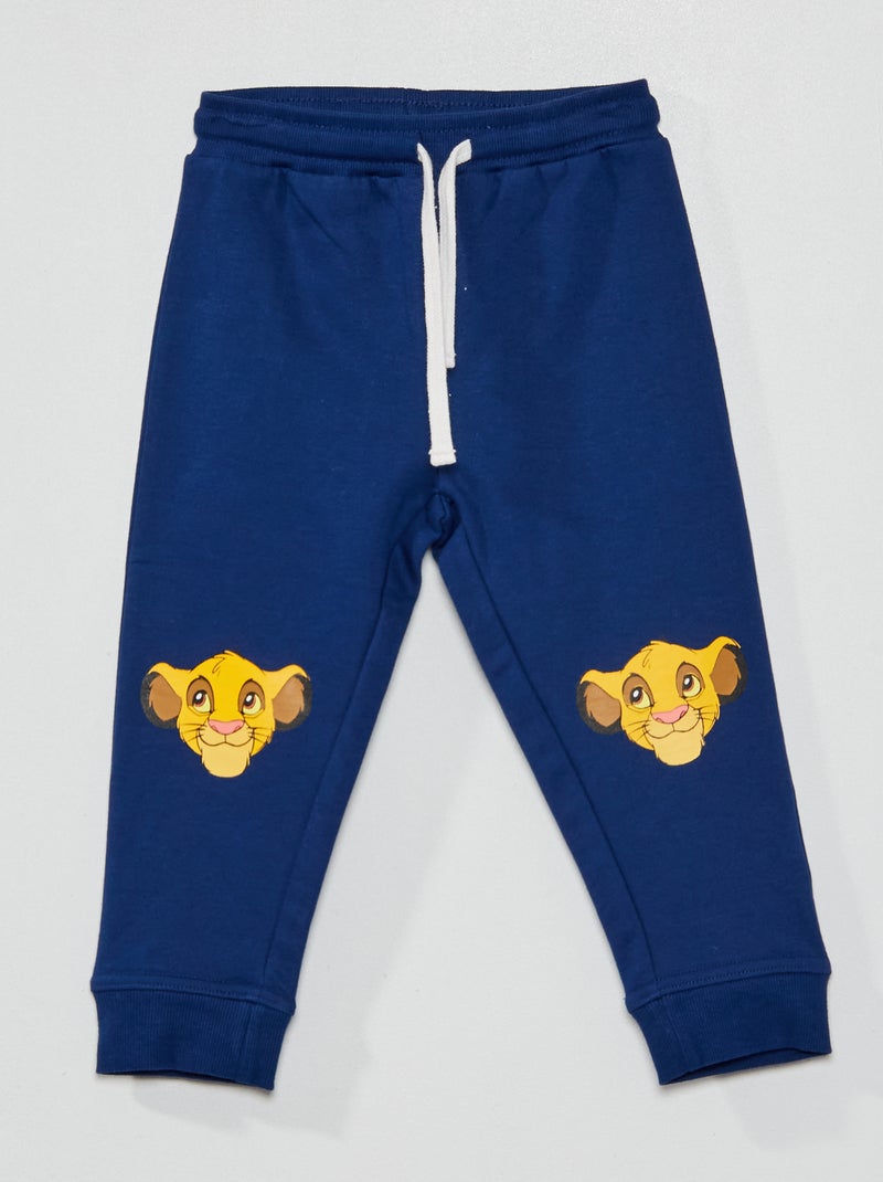 Pantalón de jogging de felpa 'Simba' azul marino - Kiabi