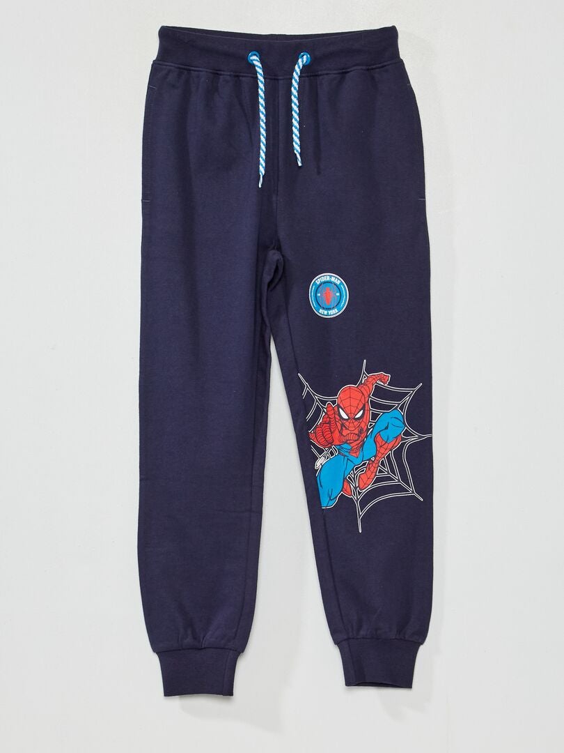 Pantalón de jogging de felpa 'Spider-Man' azul marino - Kiabi