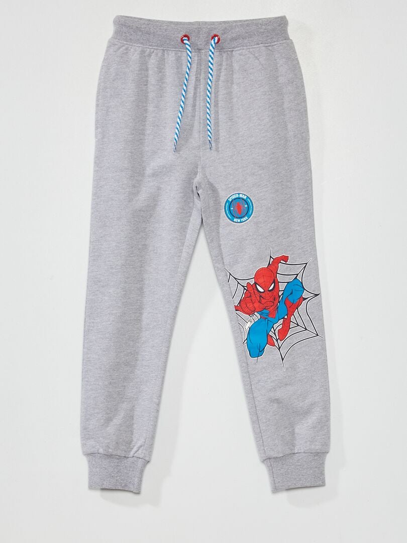 Pantalón de jogging de felpa 'Spider-Man' gris - Kiabi
