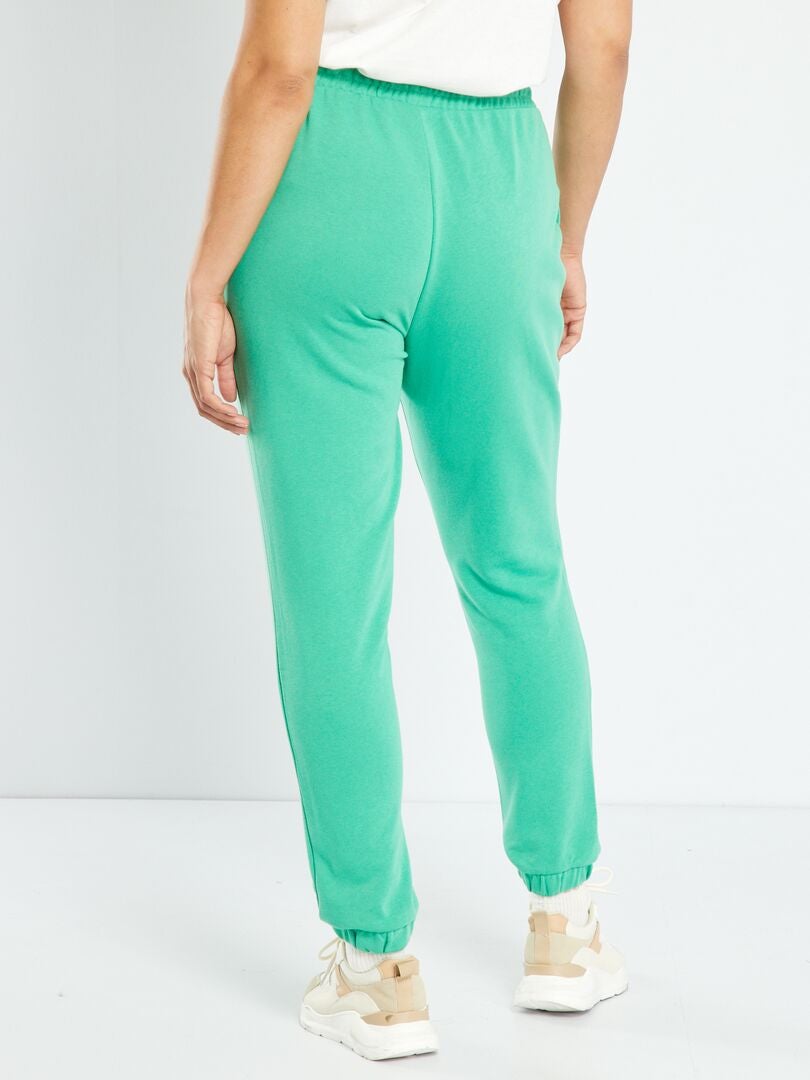 Pantalón de jogging de felpa VERDE - Kiabi