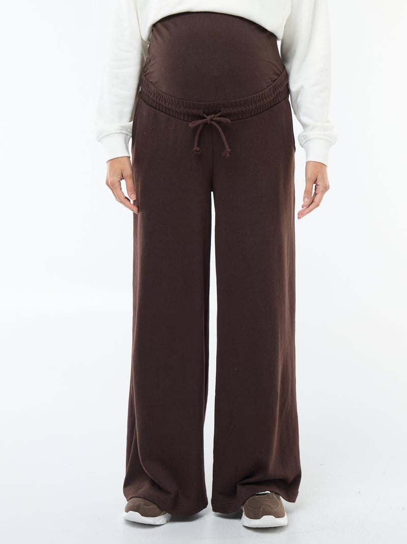 Pantalón de jogging de maternidad Marron - Kiabi