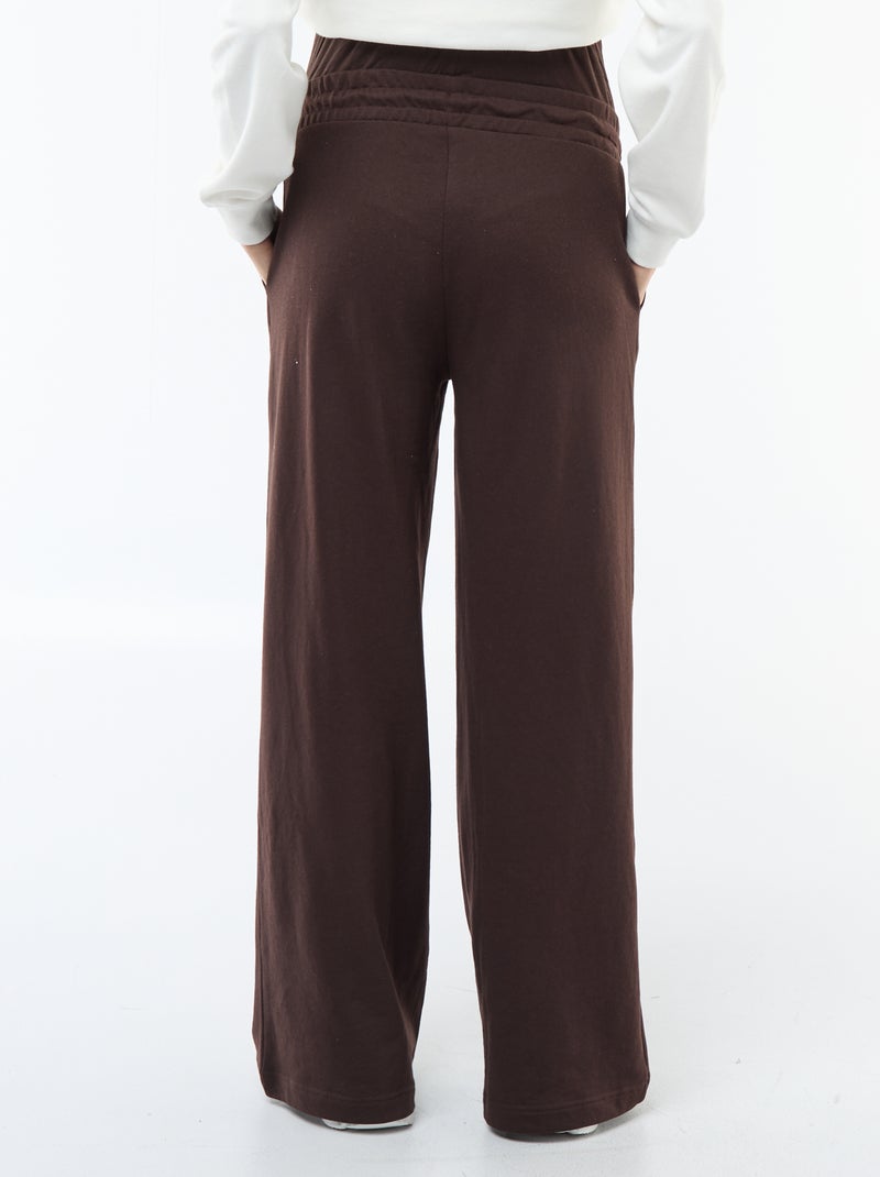 Pantalón de jogging de maternidad Marron - Kiabi