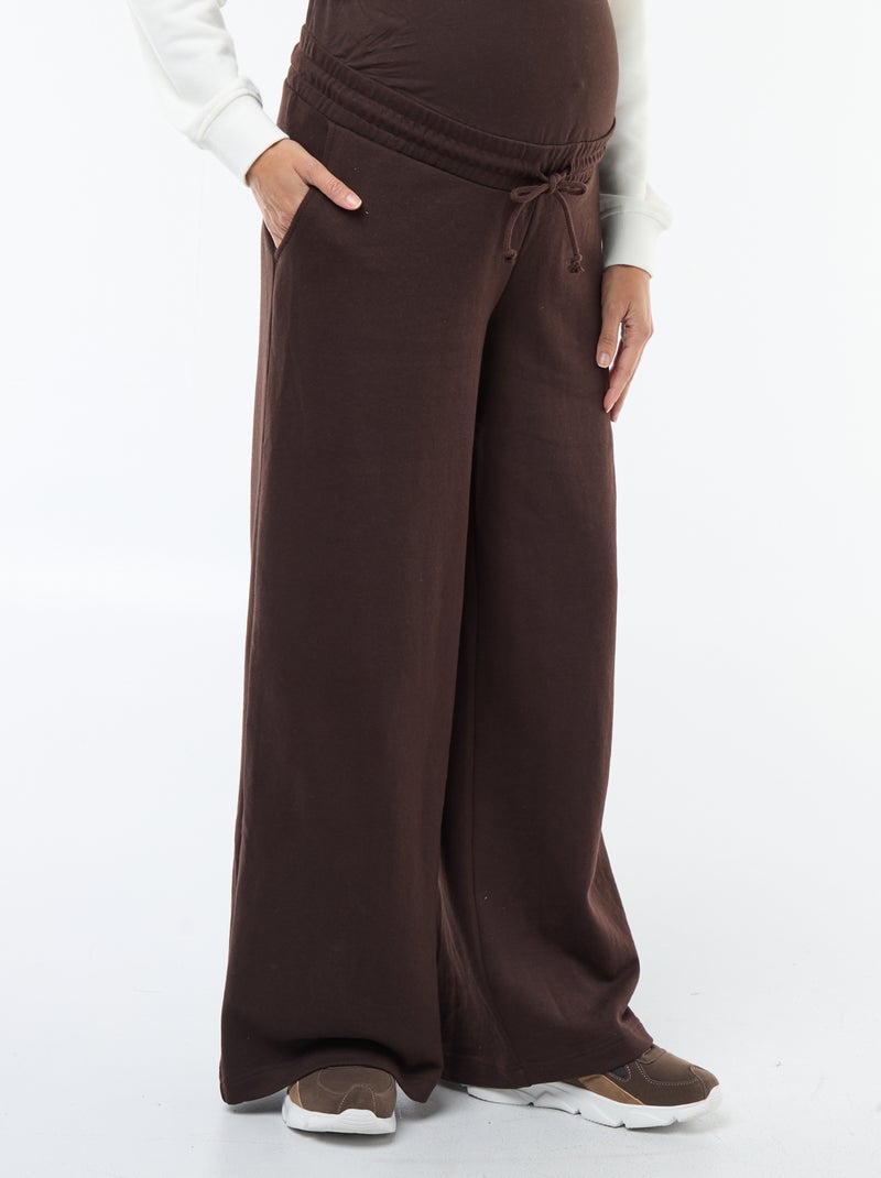 Pantalón de jogging de maternidad Marron - Kiabi