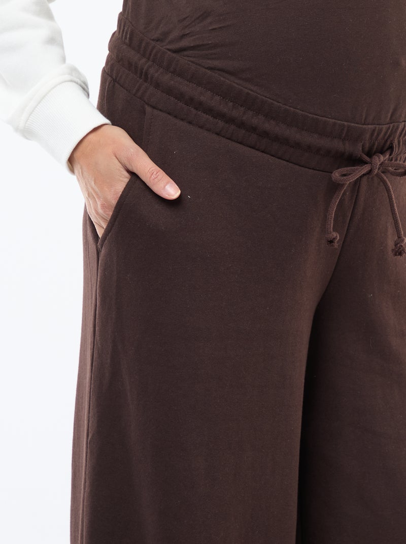 Pantalón de jogging de maternidad Marron - Kiabi