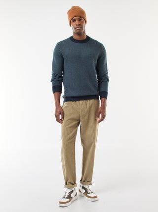 Pantalón de jogging de pana liso