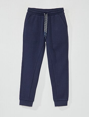 Pantalón de jogging de piqué de algodón - Corte más ajustado