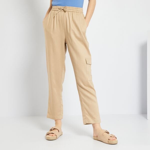 Pantalones Mujer | Pantalón de jogging de punto con bordado Gris Moteado |  Sandro ~ Directcontactusa