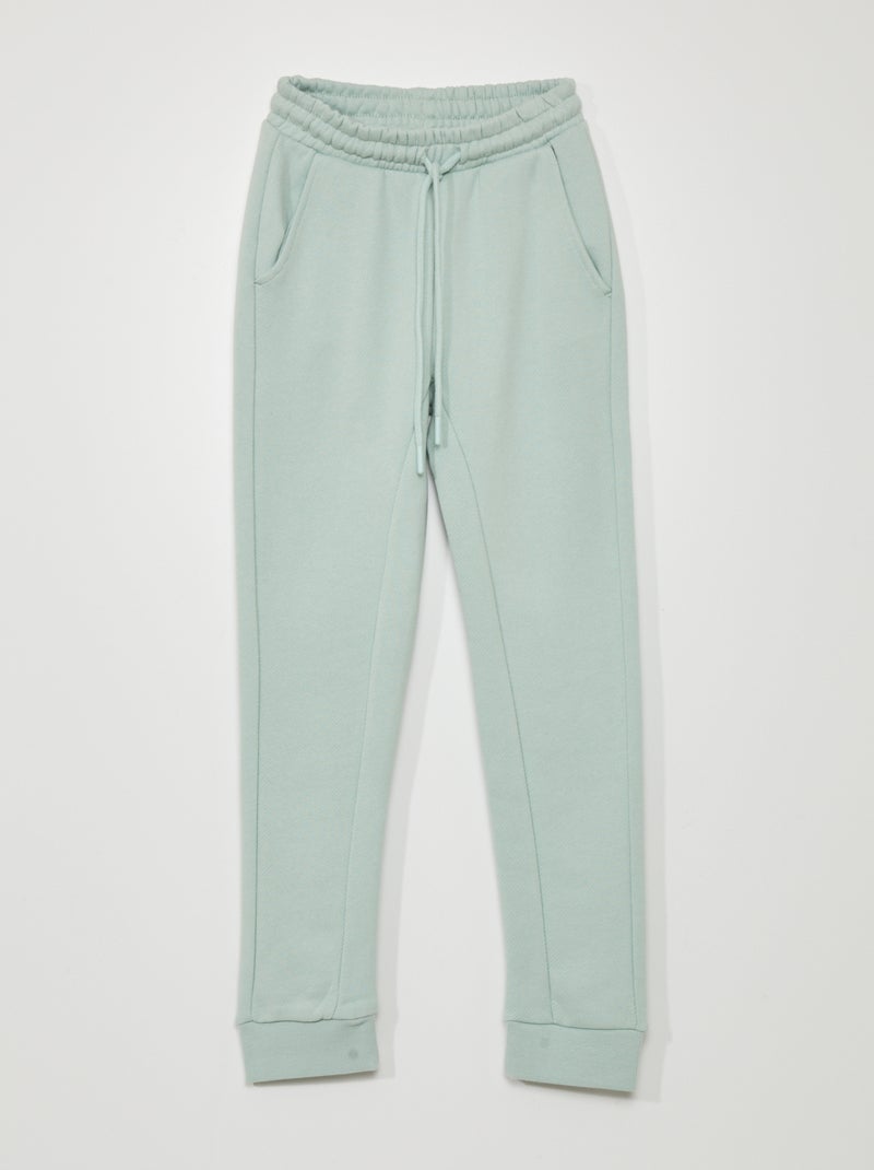 Pantalón de jogging de tejido de chándal azul - Kiabi