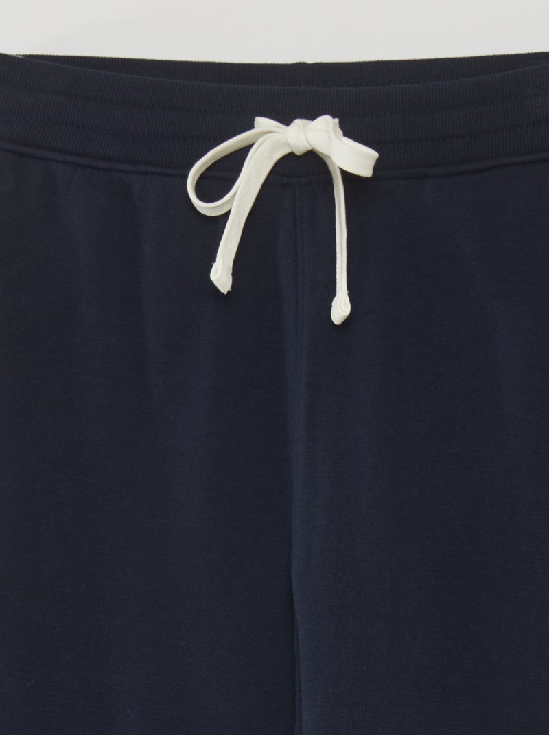 Pantalón de jogging de tejido de chándal AZUL - Kiabi