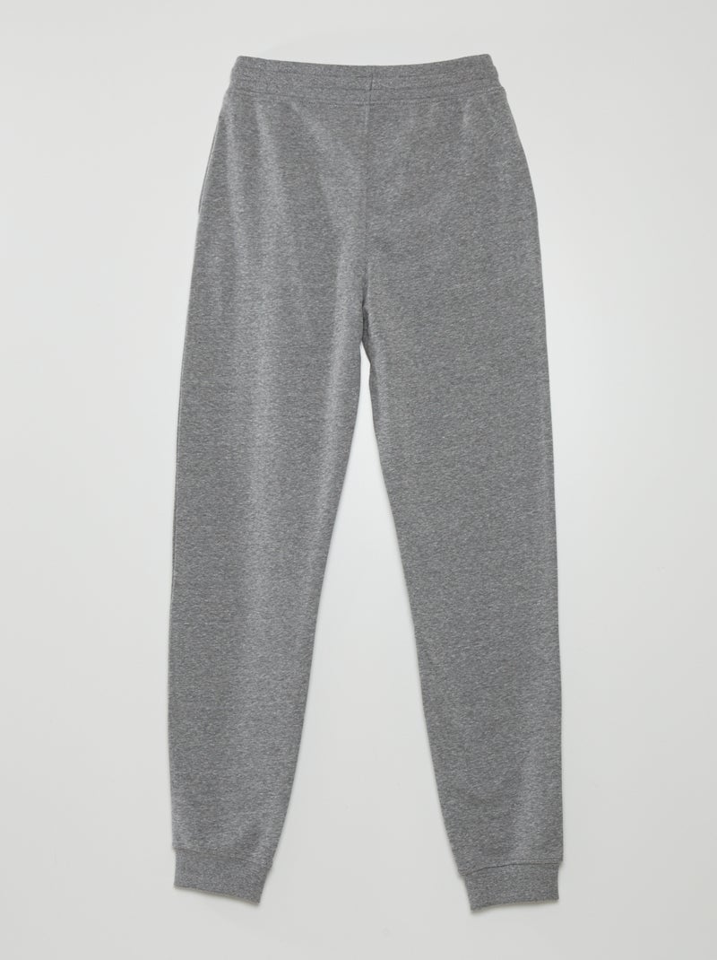 Pantalón de jogging de tejido de chándal GRIS - Kiabi