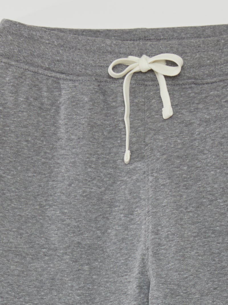 Pantalón de jogging de tejido de chándal GRIS - Kiabi