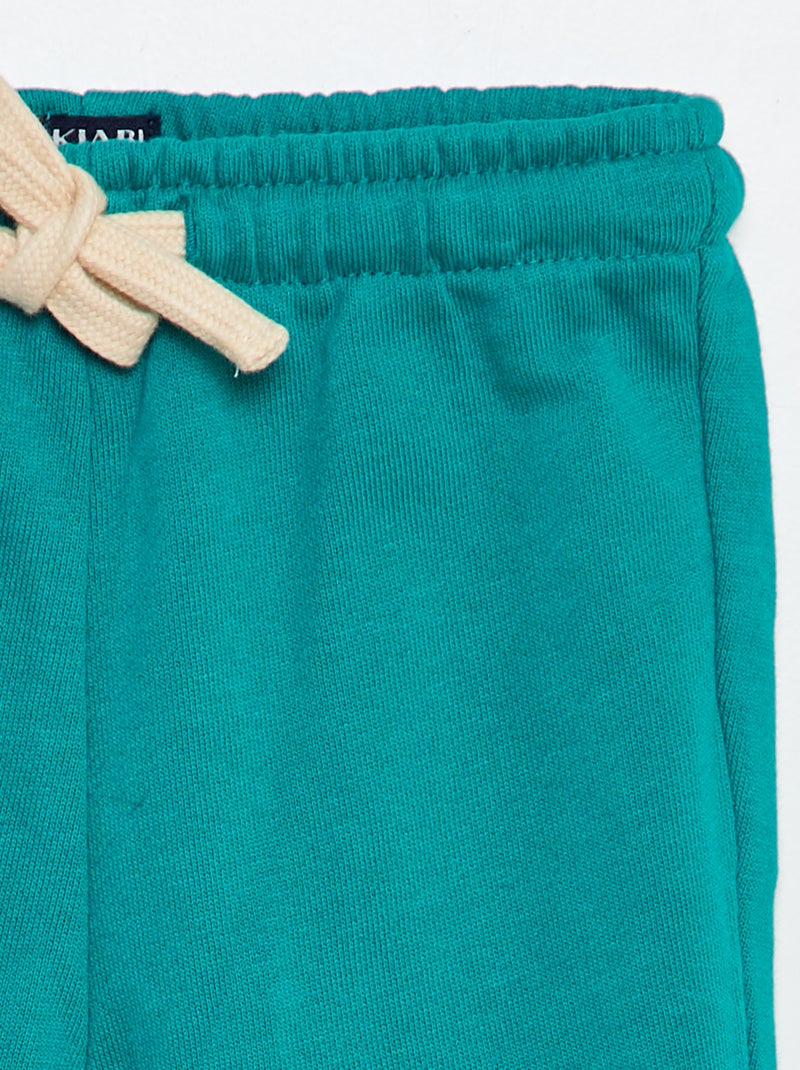 Pantalón de jogging de tejido de chándal VERDE - Kiabi