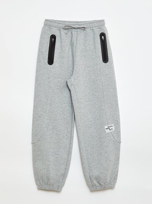 Pantalón de jogging deportivo en felpa ligera - Kiabi