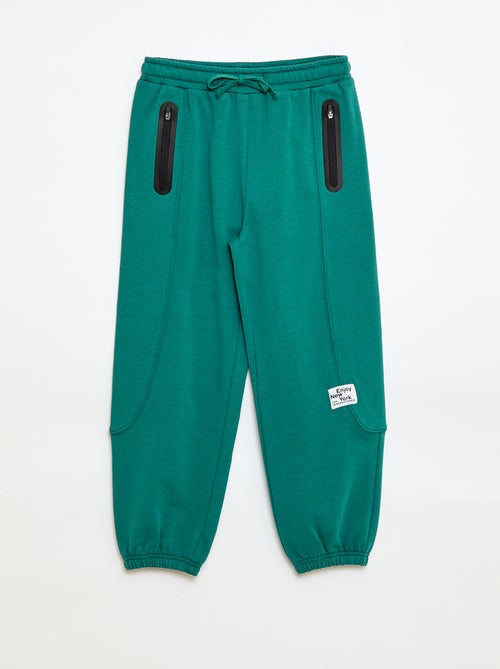 Pantalón de jogging deportivo en felpa ligera - Kiabi