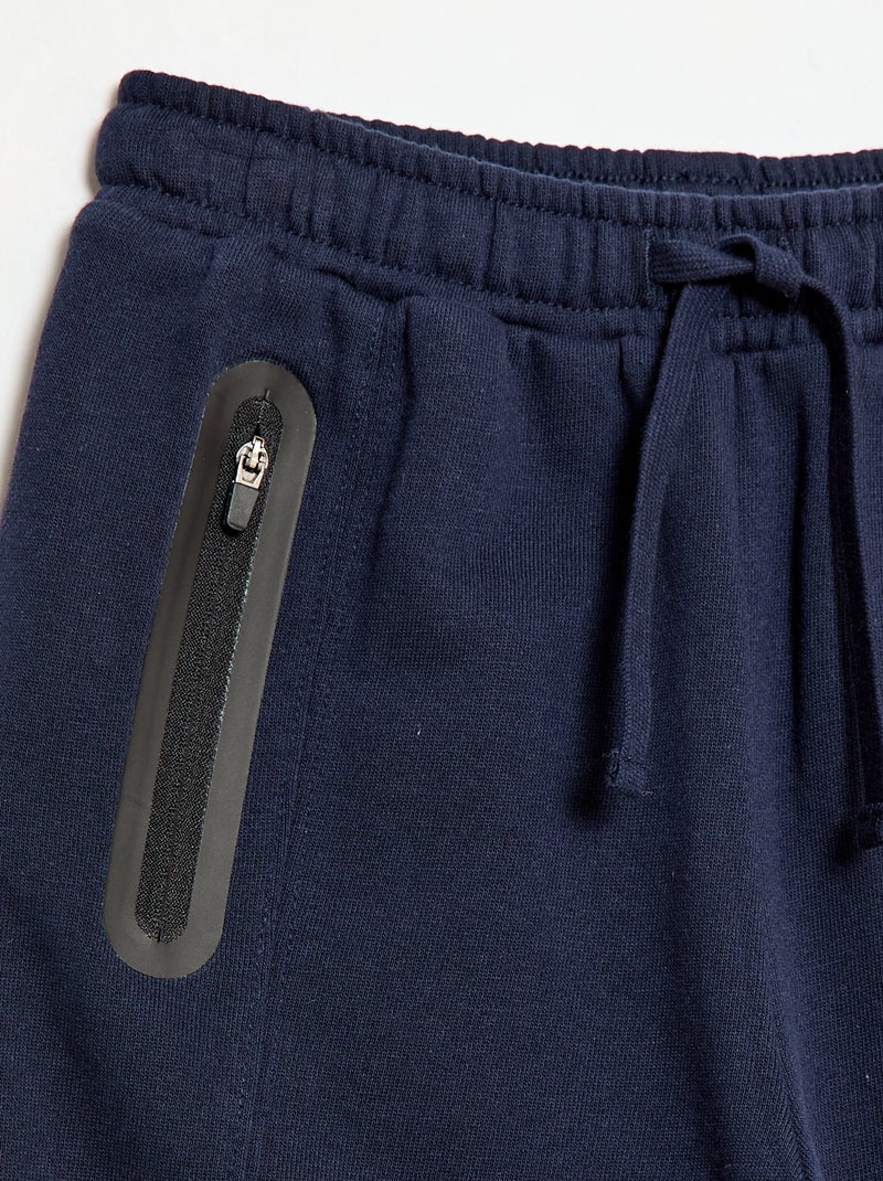 Pantalón de jogging deportivo en felpa ligera Beige - Kiabi