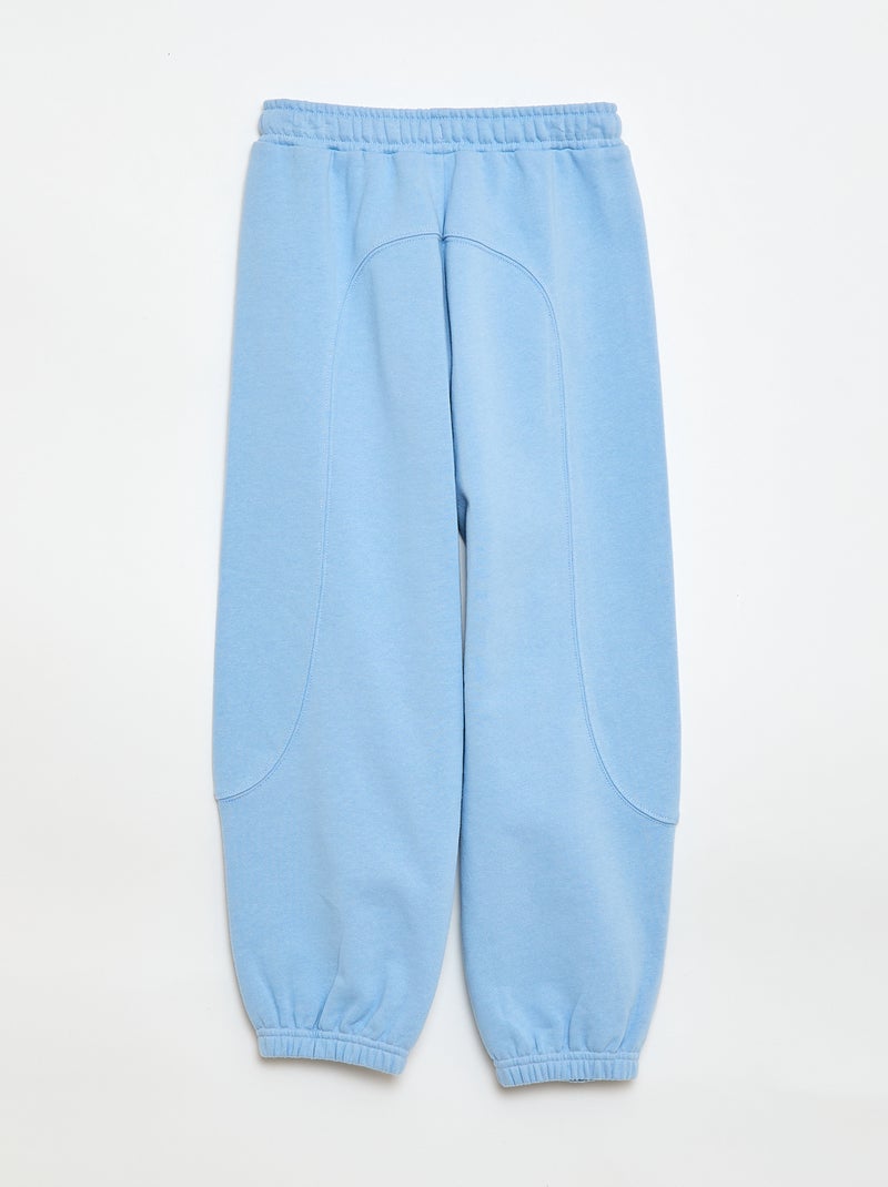 Pantalón de jogging deportivo en felpa ligera Beige - Kiabi