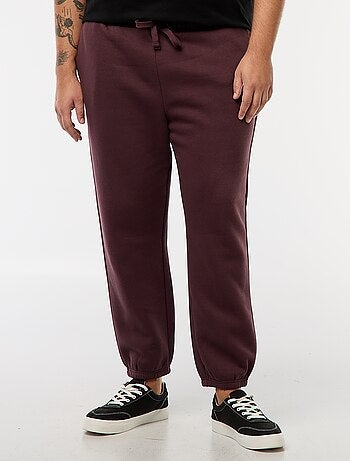 Pantalón de jogging de felpa cálida con bolsillos