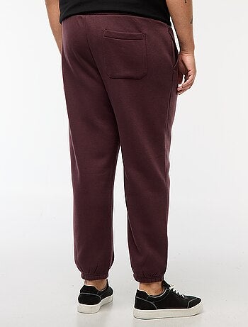 Pantalón de jogging de felpa cálida con bolsillos