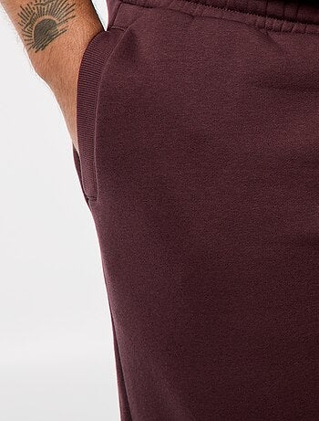 Pantalón de jogging de felpa cálida con bolsillos