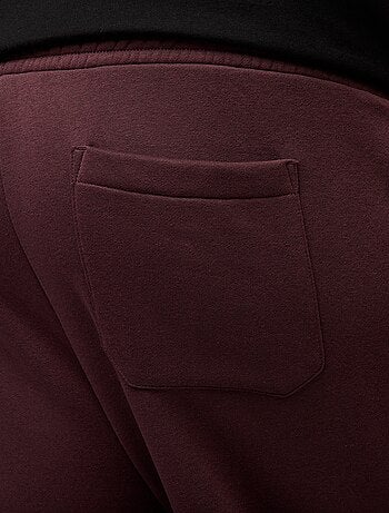 Pantalón de jogging de felpa cálida con bolsillos