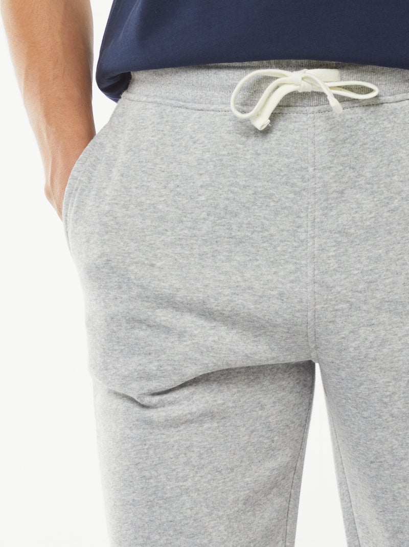 Pantalón de jogging en felpa cálida Gris - Kiabi