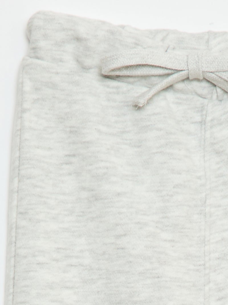 Pantalón de jogging en felpa Gris - Kiabi